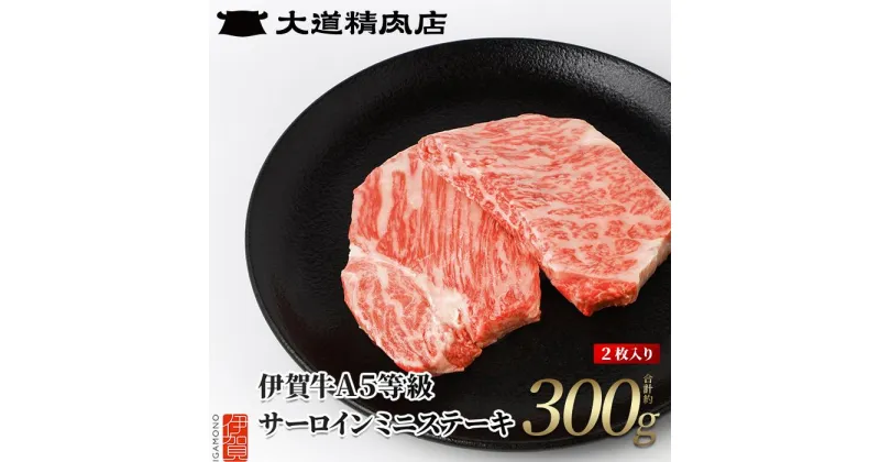 【ふるさと納税】伊賀牛 A5サーロイン ミニステーキ 計約300g（2枚入り） | 肉 伊賀牛 牛肉 サーロイン 焼肉 ステーキ 食品 送料無料 楽天ふるさと 納税 返礼品 お取り寄せグルメ 取り寄せ お取り寄せ 三重県 伊賀市 三重 伊賀