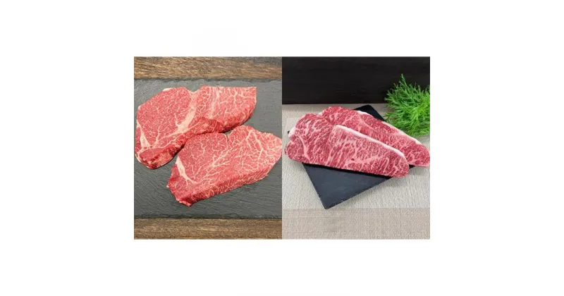 【ふるさと納税】伊賀牛 ヒレステーキ（約180g×2枚）＆サーロインステーキ（約200g×2枚）セット | 肉 伊賀牛 牛肉 焼肉 ヒレ サーロイン ステーキ 食品 セット 詰め合わせ 送料無料 楽天ふるさと 納税 返礼品 お取り寄せグルメ 取り寄せ お取り寄せ 三重 伊賀