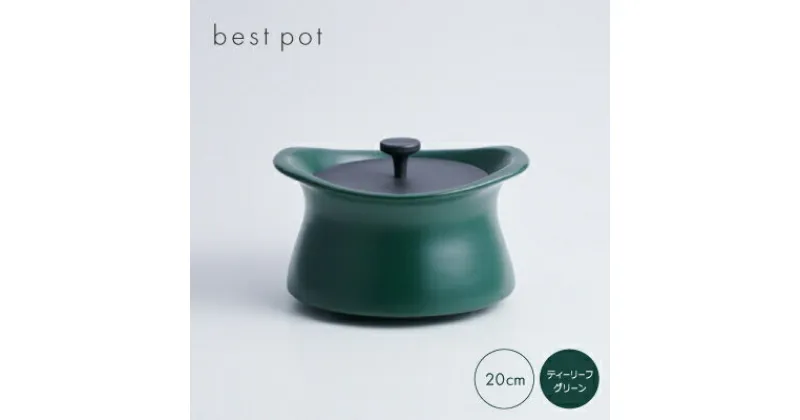 【ふるさと納税】best pot 20cm　ティーリーフグリーン【1131321】