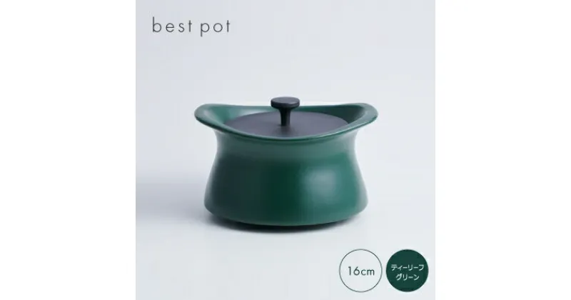 【ふるさと納税】best pot 16cm　ティーリーフグリーン【1131325】