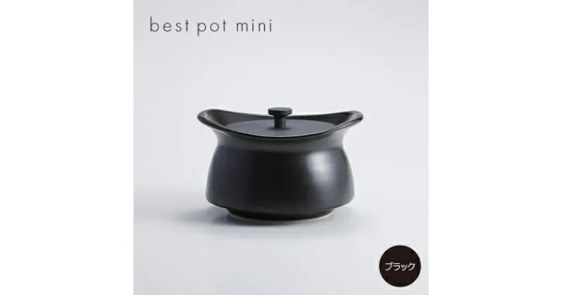 【ふるさと納税】best pot mini　ブラック【1131330】