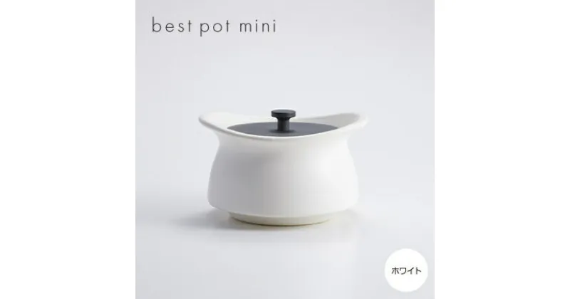 【ふるさと納税】best pot mini　ホワイト【1131331】