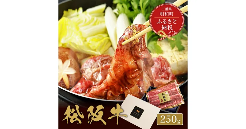 【ふるさと納税】 【和牛セレブ】 松阪牛 焼肉 ・ 焼きすき （肩ロース） 250g 肉 牛 牛肉 和牛 ブランド牛 高級 国産 霜降り 冷凍 ふるさと 人気 焼肉　焼肉用 BBQ バーベキュー すき焼き 焼きすき 肩ロース ロース やわらかい