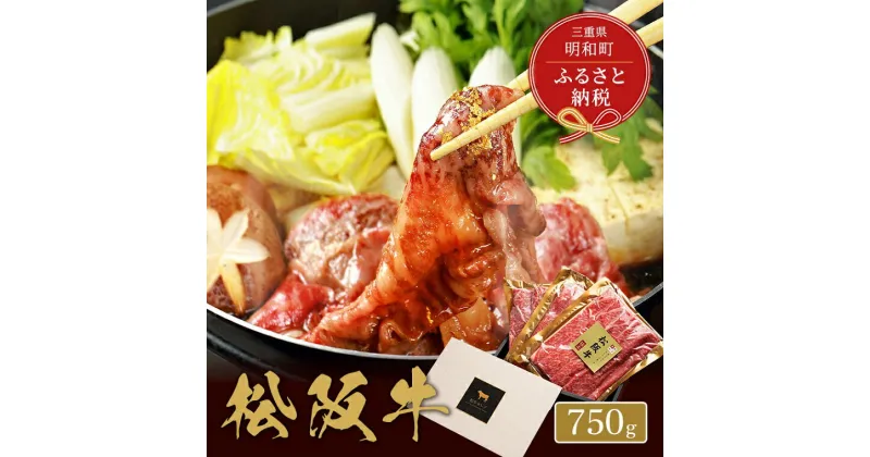 【ふるさと納税】 【和牛セレブ】 松阪牛 焼肉 ・ 焼きすき （肩ロース） 750g 肉 牛 牛肉 和牛 ブランド牛 高級 国産 霜降り 冷凍 ふるさと 人気 焼肉　焼肉用 BBQ バーベキュー すき焼き 焼きすき 肩ロース ロース やわらかい