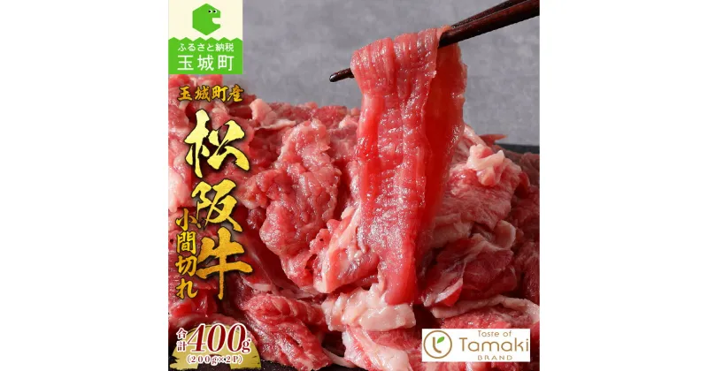 【ふるさと納税】 肉 牛肉 松阪牛 小間切れ BBQ 国産 霜降り 厳選 小分け 400g 贈り物 ギフト 数量限定 ブランド牛 高級 和牛 日本三大和牛 トレイ入 冷凍 誕生日 お祝い 記念日 家庭用 肉じゃが カレー スタミナ丼 三重県 玉城町産 ミライエ 小林牧場