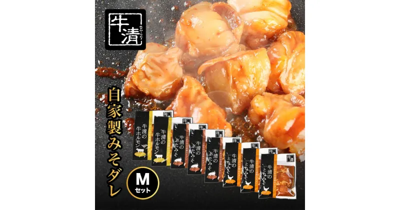 【ふるさと納税】（冷凍） 自家製みそダレ Mセット　ホルモン200g、300g×各1　豚肉×3　鶏肉×3/　伊勢志摩