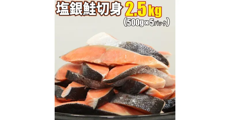 【ふるさと納税】塩銀鮭 切身 2.5kg(500g×5パック)