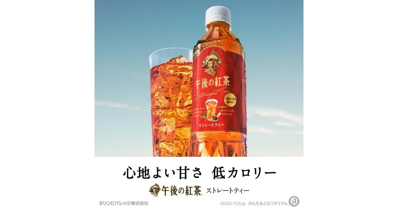 【ふるさと納税】紅茶 午後の紅茶 ストレートティー 500ml 24本 ペットボトル キリン ギフト ケース 滋賀県 彦根