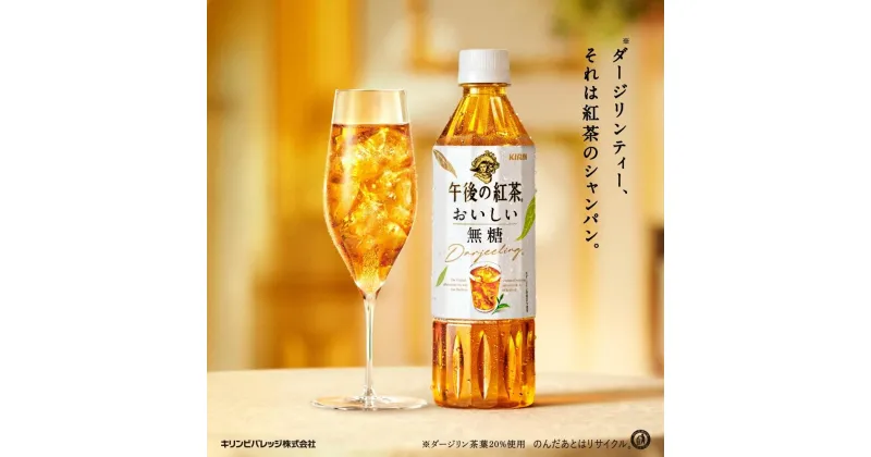 【ふるさと納税】【キリン】午後の紅茶 おいしい無糖 500mlペットボトル×24本（1ケース） | KIRIN 紅茶 送料無料 お取り寄せ 人気 おすすめ 滋賀県 彦根市