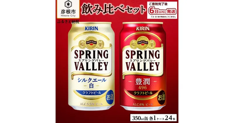 【ふるさと納税】【キリン】スプリングバレー飲み比べセット［豊潤496＋シルクエール］同時にお届け KIRIN SPRING VALLEY