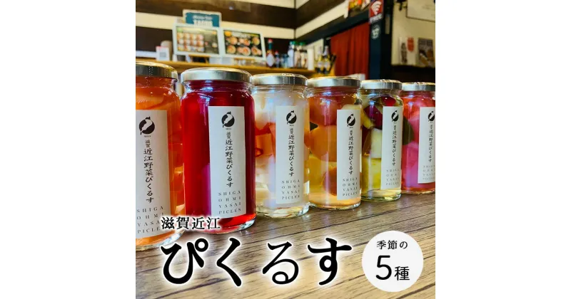 【ふるさと納税】滋賀近江ぴくるす 季節の5種セット※北海道・沖縄・離島への配送不可 [AQAC019]