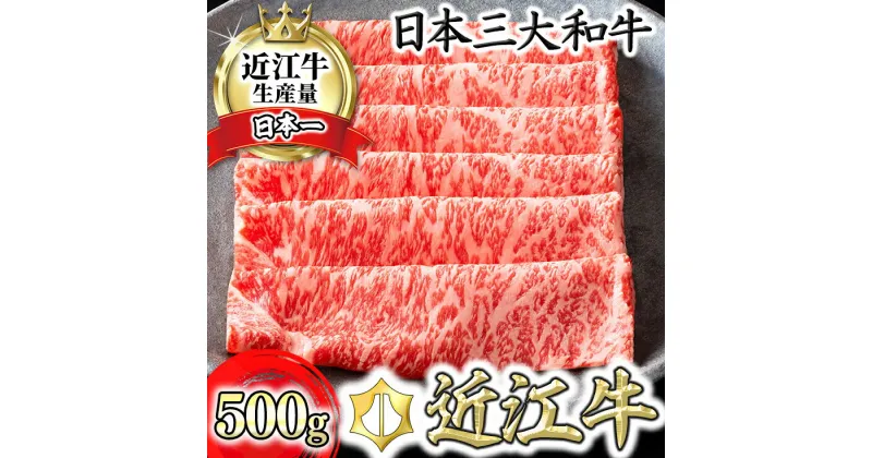 【ふるさと納税】【4等級以上】【カネ吉山本】近江牛［特］すきやき用サーロイン【500g】【牛肉】【牛】【A4】【A5】【すき焼き】【国産】 すき焼き肉