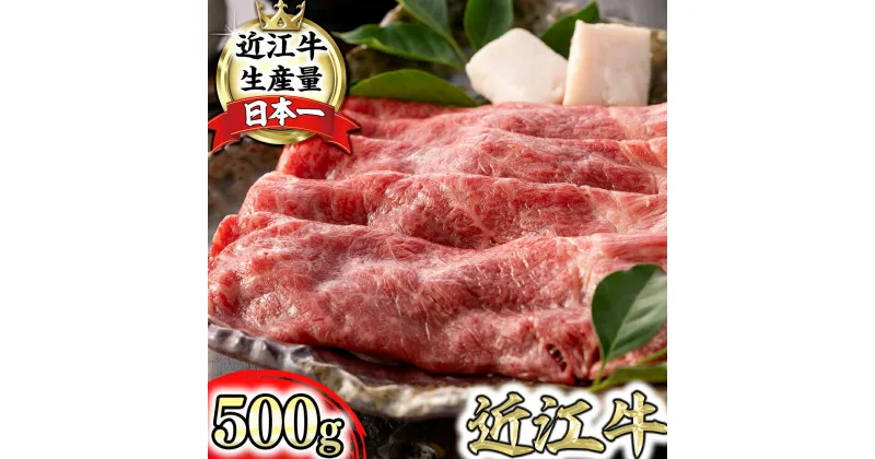 【ふるさと納税】近江牛 ウデ すき焼き しゃぶしゃぶ用 500g A4/A5 すき焼き肉 牛肉 霜降り 赤身 国産 ブランド牛 日本三大和牛 肉の池元 キャンプ アウトドア 贈り物 ギフト にも 冷凍 送料無料【リピート多数】【畜産農家支援】