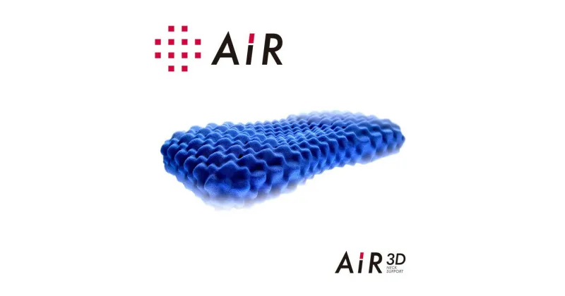 【ふるさと納税】西川 AiR 3D エアー3Dピロー 高め 枕 高さ13cm ウレタン ふとんの西川 寝具 頭圧分散 ネックサポートシステム ブルー 61×34cm 通気性抜群 クッション性抜群 贈り物 ギフト 送料無料 西川エアー