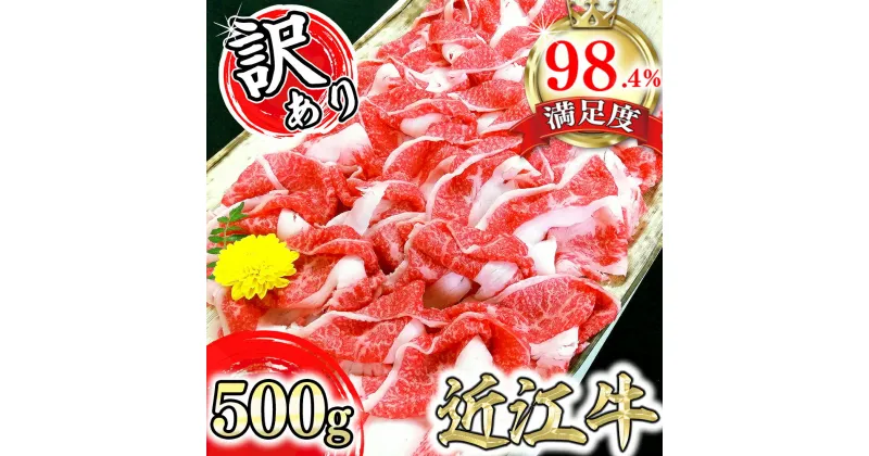 【ふるさと納税】近江牛 A5ランク 切落し 500g 切り落とし 切落とし 国産 ブランド牛 日本三大和牛 肉のげんさん キャンプ 贈り物 ギフト すき焼きにも 冷凍 送料無料【訳あり】【リピート多数】【頑張った方へのご褒美を贅沢に】【畜産農家支援】