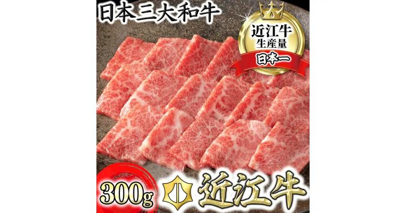 【ふるさと納税】【カネ吉山本】【認定近江牛雌牛限定】近江牛特上焼肉　バラ・モモ300g 牛肉 牛 すきやき 国産 ブランド牛 日本三大和牛 しゃぶしゃぶ 焼きしゃぶ 食品 グルメ 冷凍 キャンプ アウトドア bbq 贈り物 ギフト 送料無料 すき焼き肉