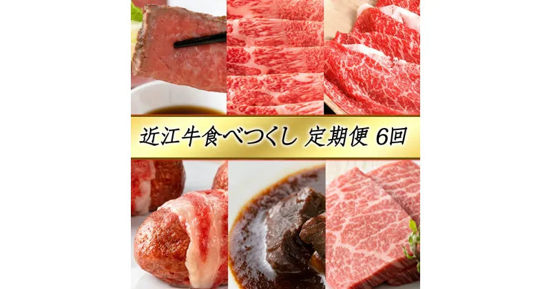 【ふるさと納税】【定期便6回】【カネ吉山本】近江牛食べつくし定期便-賀-