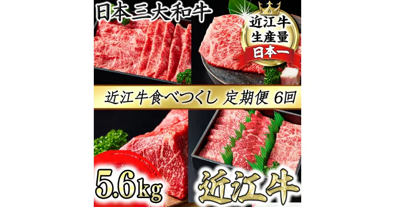 【ふるさと納税】近江牛食べつくし定期便　6回　焼肉　すきしゃぶ　ステーキ