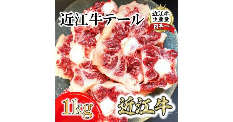 【ふるさと納税】数量限定 希少部位 近江牛テール1kg（約500g×2）