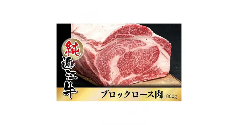 【ふるさと納税】近江牛 ロース ブロック肉 800g | 肉 お肉 牛肉 日本三大 黒毛和牛 滋賀 ギフト 贈答 お取り寄せ グルメ 人気 おすすめ 草津市