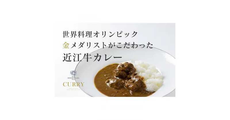 【ふるさと納税】ホテルボストンプラザ草津 特製 近江牛 カレー | 惣菜 おかず ディナー ランチ レトルト 温めるだけ レンチン 簡単 レトルト 牛肉 近江牛 お肉 おすすめ 人気 送料無料