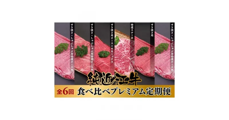 【ふるさと納税】肉 近江牛 定期便【年6回】純近江牛 食べ比べプレミアム定期便 (特選ロース／厳選ロース／ミックス／特選ステーキ／すき焼き／特選ロース) | 近江ビーフ 頒布会 国産 牛肉 精肉 ブランド牛 アウトドア 滋賀県産 贈答 贈り物 ギフト 人気 おすすめ 送料無料