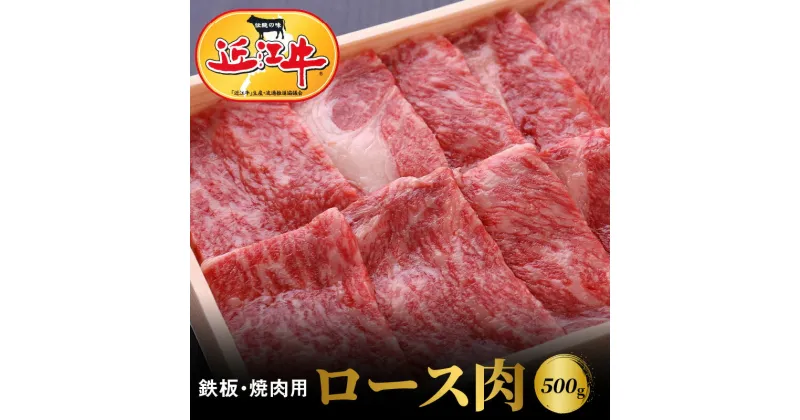 【ふるさと納税】【冷蔵でお届け可】 近江牛 ロース 肉 500g お肉 牛肉 グルメ ブランド牛 鉄板焼 焼肉 食べ物 食品 和牛 誕生日 プレゼント ギフト おすすめ 人気 お取り寄せ 贈り物 特産品 お礼の品 冷凍 国産 送料無料