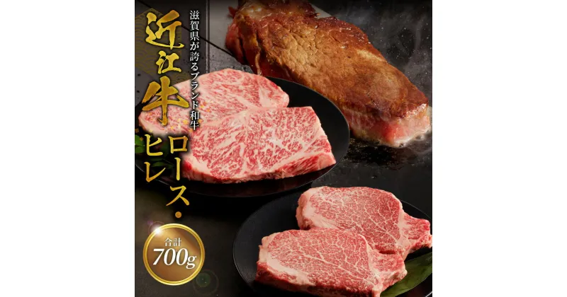 【ふるさと納税】近江牛ロース 200g×2 近江牛ヒレ 150g×2　ブランド 牛 和牛 牛肉 肉 黒毛和種 霜降り 柔らかい サシ きめ細かい とろみ 人気 定期便 おすすめ 焼肉 鉄板焼き 滋賀県 守山市