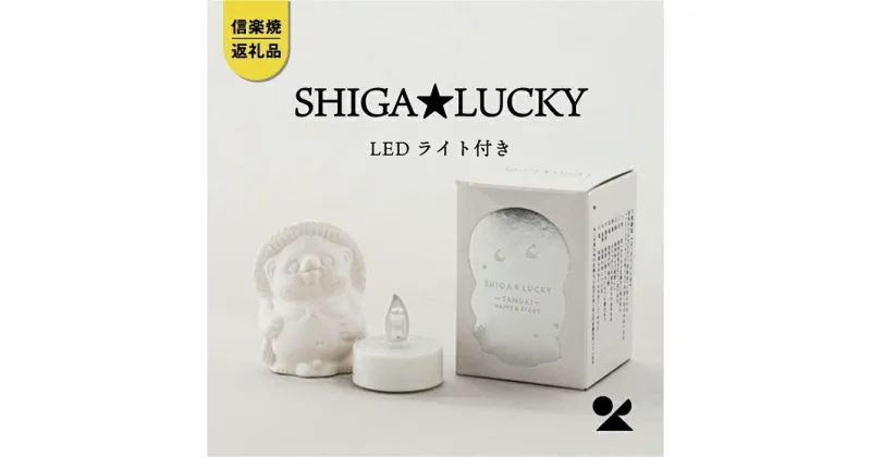 【ふるさと納税】【信楽焼・明山】　SHIGA★LUCKY(LEDライト付)　lucky-02