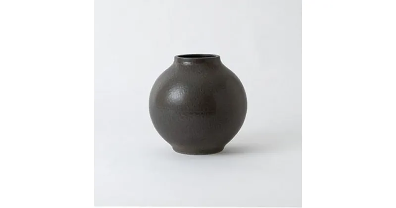 【ふるさと納税】[HIJICA]TONE VASE（L）　ダークグレー　HJC-08DG