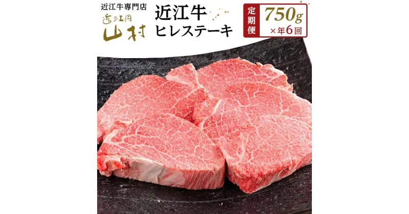 【ふるさと納税】肉 近江牛 定期便【年6回】近江牛ヒレステーキ 750g（4～5枚） 計4.5kg ( 750g × 6回 )