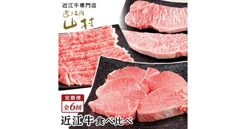 【ふるさと納税】肉 近江牛 定期便【年6回】食べくらべ サーロイン ロース ヒレ ステーキ 各2回