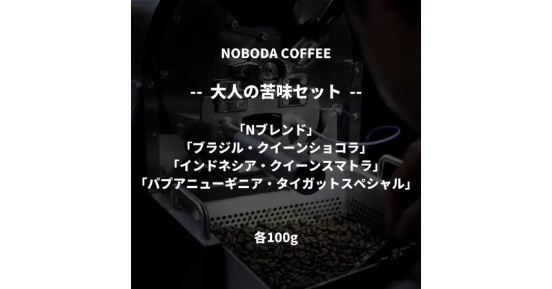 【ふるさと納税】NOBODA COFFEE 大人の苦みセット