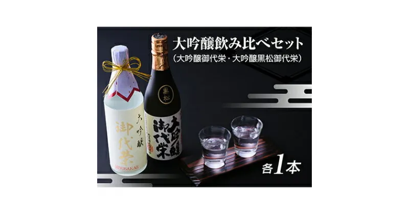 【ふるさと納税】【近江の地酒　北島酒造】大吟醸飲み比べセット　お酒・日本酒・大吟醸酒・大吟醸飲み比べセット