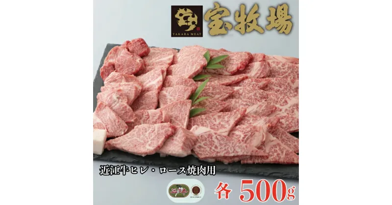 【ふるさと納税】【A-343】 宝牧場 近江牛ヒレ・ロース焼肉用 各500g／計1kg［高島屋選定品］