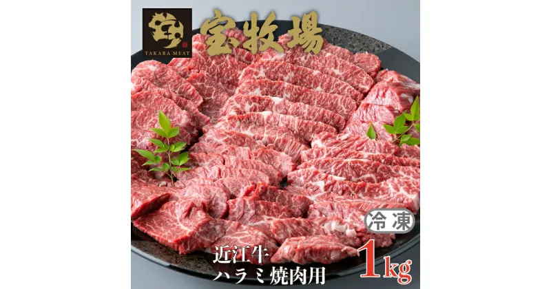 【ふるさと納税】【A-354】宝牧場 近江牛 ハラミ焼肉用 1kg［高島屋選定品］