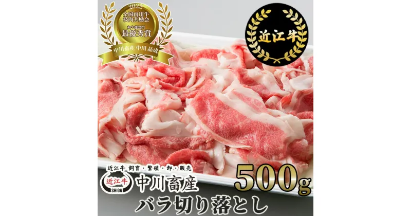 【ふるさと納税】中川牧場 近江牛 バラ 切り落とし 500g 高島屋選定品｜中川畜産 A21 令和4年度 全国肉用牛枝肉共励会 最優秀賞受賞 キャンプ アウトドア 贈り物 ギフト にも 国産 滋賀県 近江 神戸牛 松阪牛 に並ぶ 日本三大和牛 スーパーセール お買い物マラソン