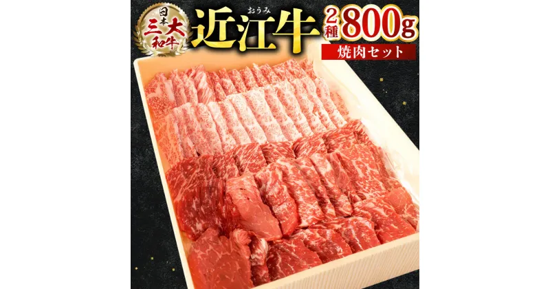 【ふるさと納税】 近江牛 焼肉 セット（モモ・バラ） 各400g 計800g ブランド牛 牛肉 高級 人気 国産 楽天 寄付 返礼品 お歳暮 ギフト プレゼント お祝い 贈り物 ふるさと納税 C-E12 株式会社びわこフード(近江牛専門店 万葉)