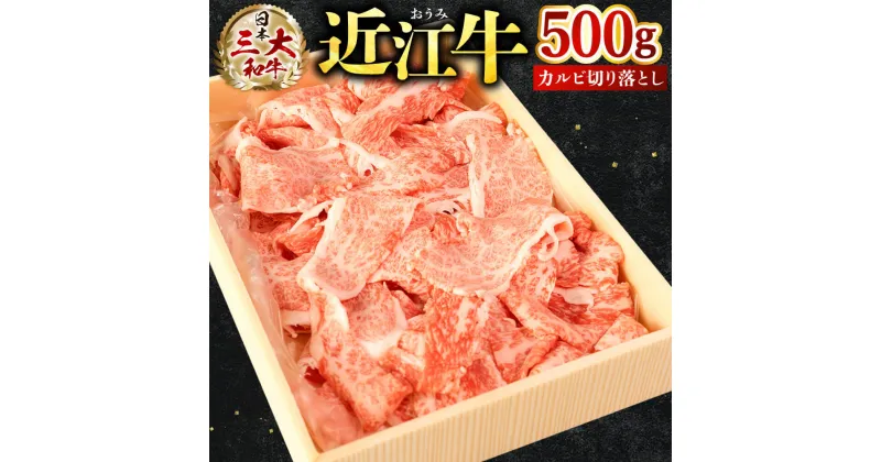 【ふるさと納税】 近江牛 カルビ 切り落とし 500g ブランド牛 近江牛 牛肉 高級 人気 国産 楽天 寄付 返礼品 お歳暮 ギフト プレゼント お祝い 贈り物 ふるさと納税 近江 東近江 A-F08 株式会社びわこフード(近江牛専門店 万葉)