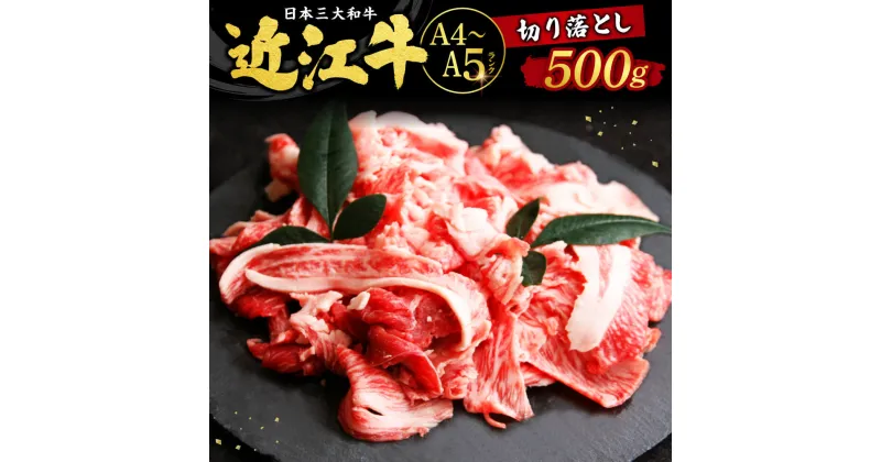 【ふるさと納税】近江牛 切り落とし 500g 和牛 近江牛 滋賀 コスパ 切り落とし 切り落し 小間切れ こま切れ 大容量 高級 ふるさと納税 国産 牛肉 肉 やわらかい お肉 国産牛 人気 おすすめ 赤身 カレー 肉じゃが 煮込み スーパーセール お買い物マラソン O-I15 西川精肉店