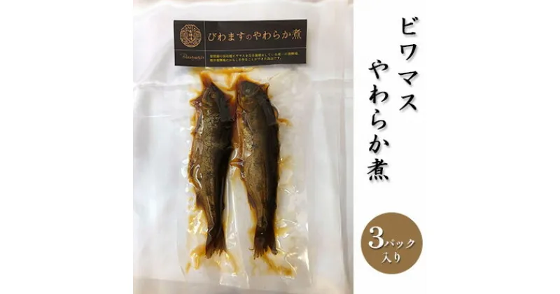 【ふるさと納税】ビワマスやわらか煮（3パック入り）　 魚貝類 加工食品 惣菜 レトルト ビワマス