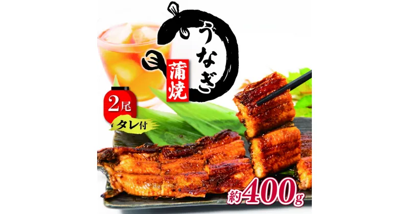 【ふるさと納税】 国産 うなぎ 蒲焼 約200g × 2尾 タレ付 計400g ( グルメ うなぎ 鰻 新鮮 たれ 土曜 丑の日 真空パック おすすめ 滋賀県 竜王 送料無料 )