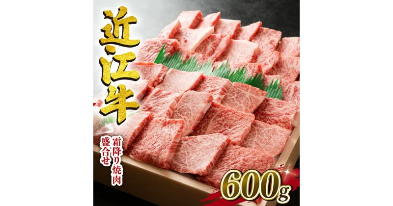 【ふるさと納税】 近江牛 牛肉 焼肉 盛り合わせ 600g お肉 肉 ロース 肩ロース バラ 霜降り 国産 ブランド牛 日本三大和牛 和牛 黒毛和牛 贈り物 ギフト 産地直送 冷凍 滋賀県 竜王町 澤井牧場