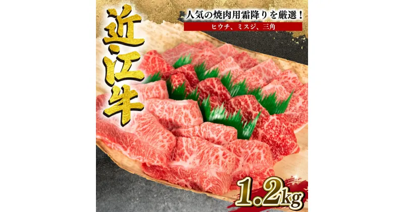 【ふるさと納税】 近江牛 特選 焼肉用 1.2kg 冷凍 黒毛和牛 牛肉 焼肉 焼き肉 ブランド 近江牛 三大和牛 贈り物 ギフト プレゼント 滋賀県 竜王 岡喜