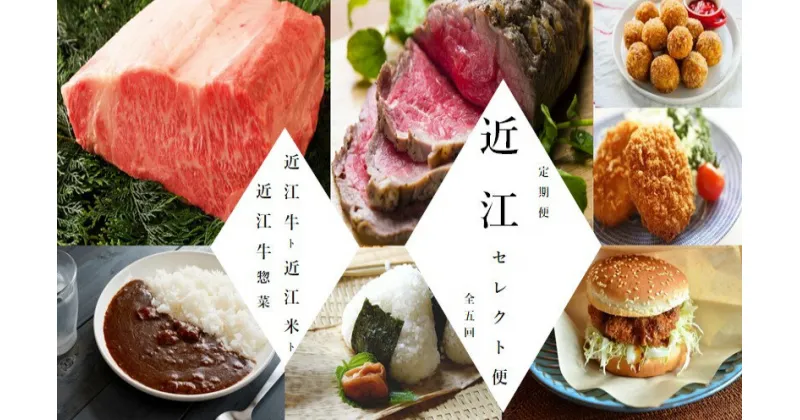 【ふるさと納税】 【近江牛 定期便【近江セレクト便】全5回】 肉 牛肉 ブランド牛 三大和牛 和牛 黒毛和牛 贈り物 ギフト プレゼント 冷凍 滋賀県 竜王