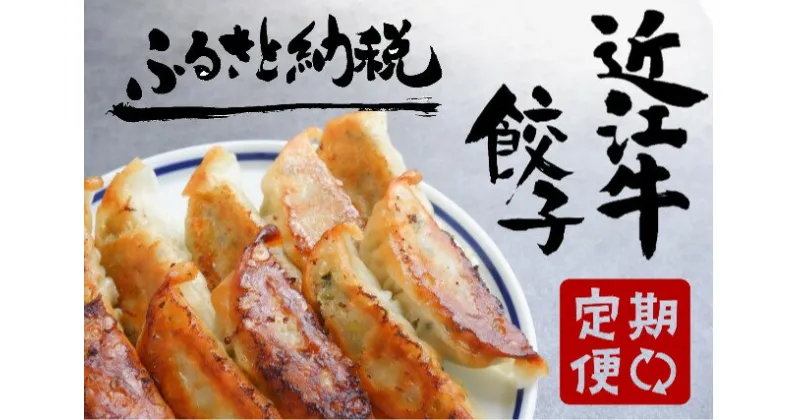 【ふるさと納税】 【近江牛餃子の会】定期便 全3回】肉 牛肉 ブランド牛 三大和牛 和牛 黒毛和牛 贈り物 ギフト プレゼント 滋賀県 竜王