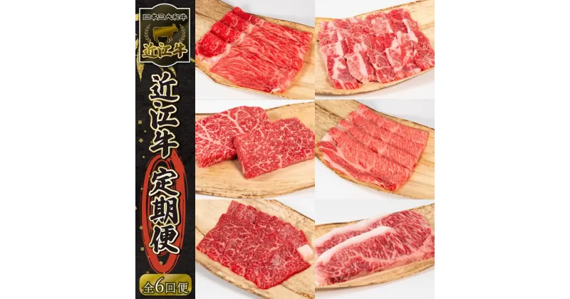 【ふるさと納税】 近江牛 定期便 6回 ステーキ 焼肉 カルビ モモ バラ 肩ロース 赤身 サーロイン リニューアル 黒毛和牛 お弁当 ブランド 近江牛 毎月 三大和牛 滋賀県 竜王 岡喜 神戸牛 松阪牛 に並ぶ 日本三大和牛 ふるさと納税