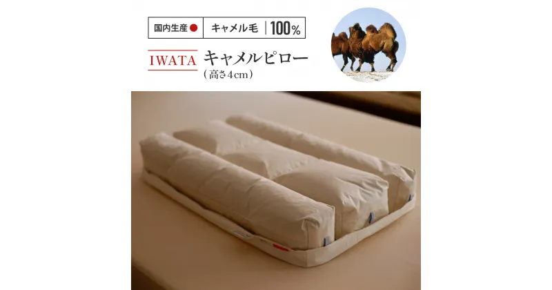 【ふるさと納税】 IWATA　キャメルピロ―（高さ4） 送料無料 ベッド 熟睡 AA045