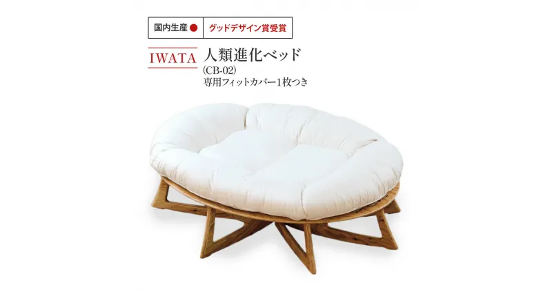 【ふるさと納税】IWATA　人類進化ベッド　CB-02　（専用フィットカバー1枚つき）　AA056