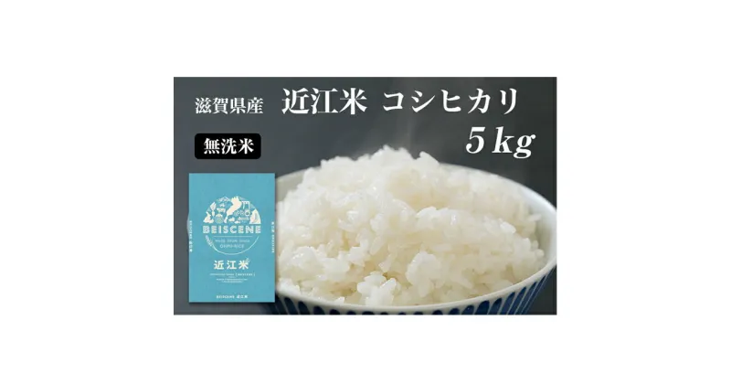 【ふるさと納税】令和6年産新米 滋賀県豊郷町産　近江米 コシヒカリ　無洗米　5kg　お米・コシヒカリ・米・無洗米